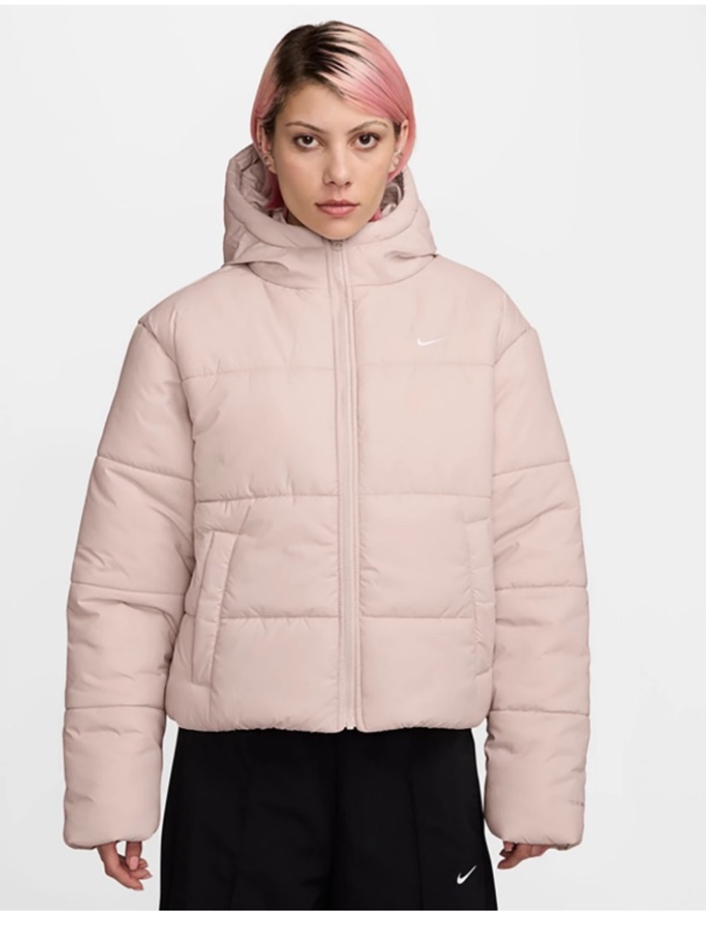 NWT Nike Sportswear Women's Classic Puffer light pink sz XL